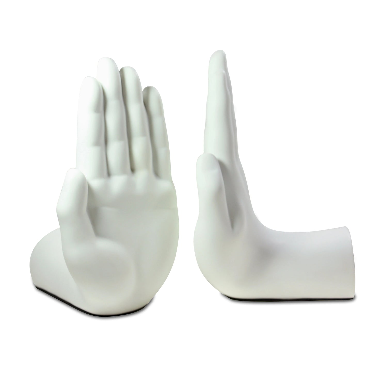 Danya B. White "Hands" Bookend Set of 2