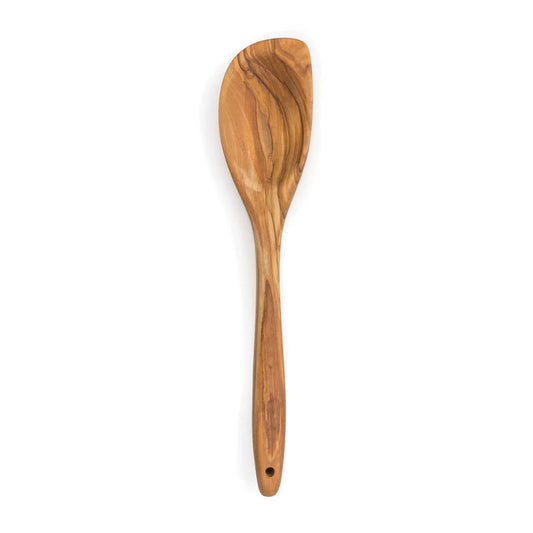 Olive Wood Curved Spoon