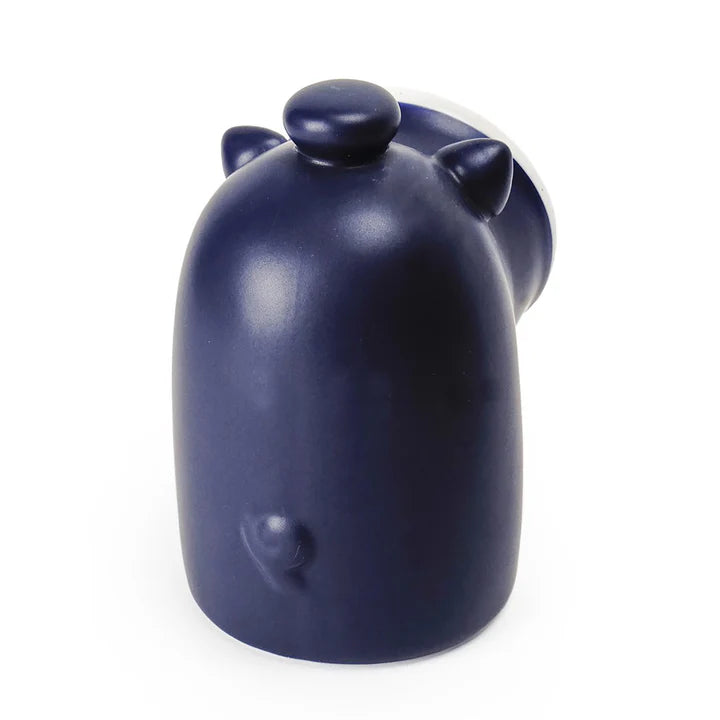 Stoneware Salt Pig - Matte Blue