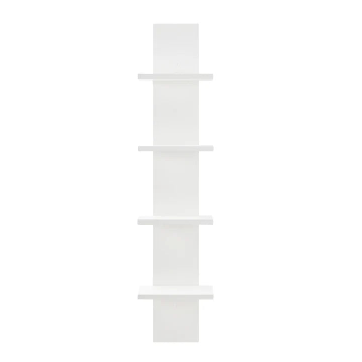 Arica Utility Column 4-Tier Spine Wall Shelves