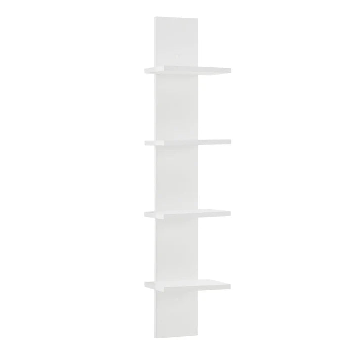 Arica Utility Column 4-Tier Spine Wall Shelves