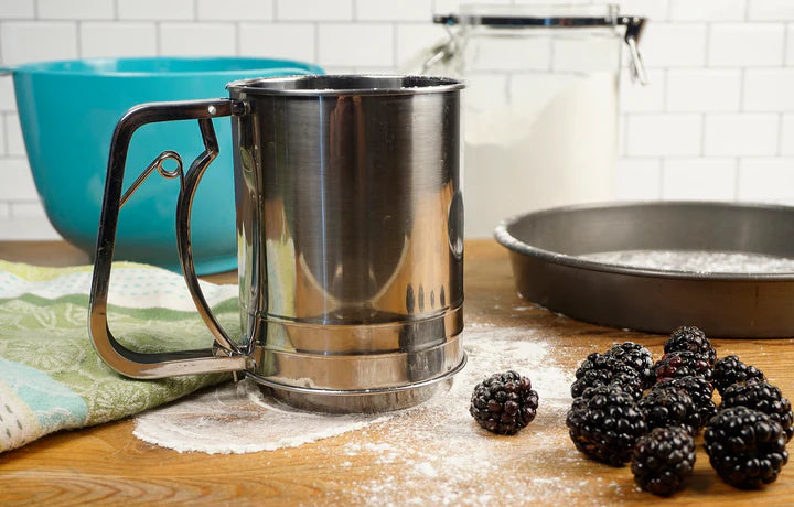 Triple Mesh Flour Sifter - 3 Cup