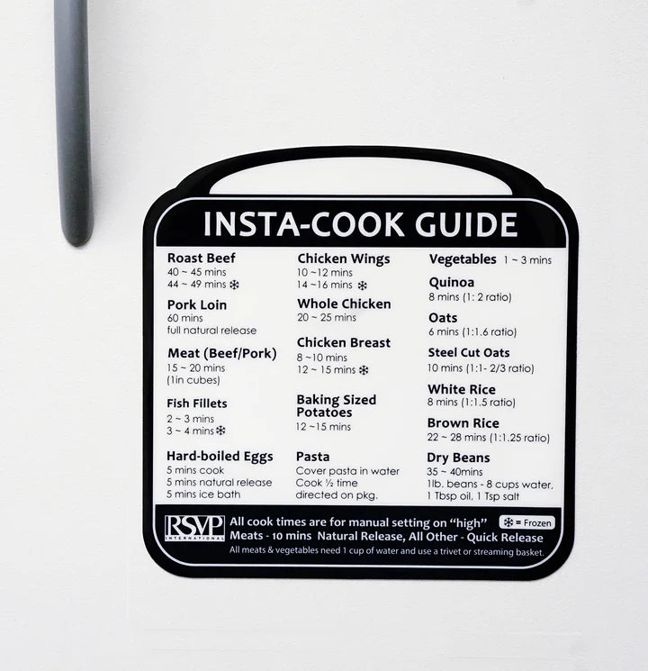 Removable Insta Cook Label