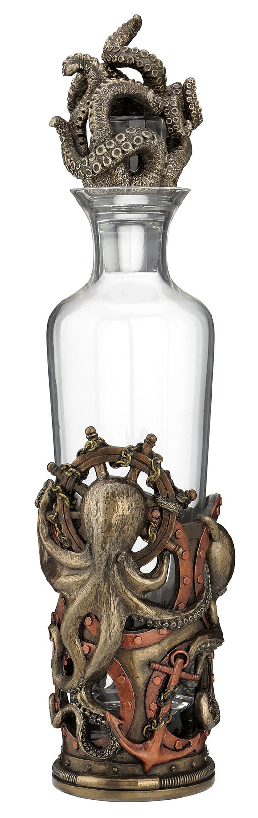 Steampunk Octopus Spirit Decanter