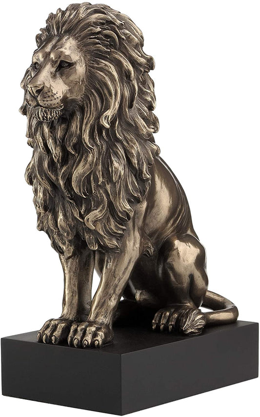 Lion Sitting On Plinth