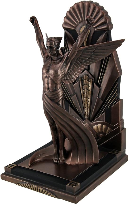 Art Deco Style Male Figure Single Bookend (Cold Cast Copper)