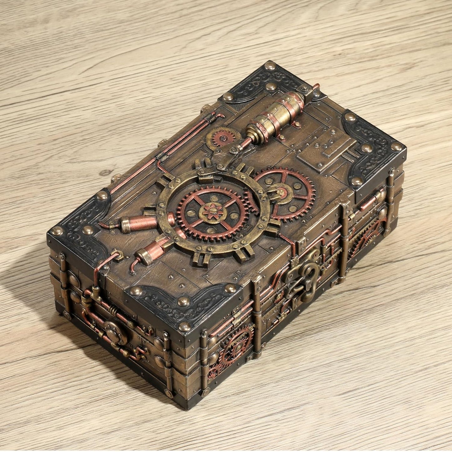 Steampunk Jewelry Box With Lock