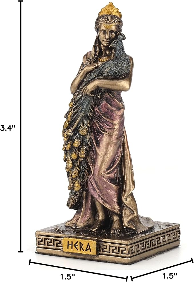 Hera Painted Polystone Statue