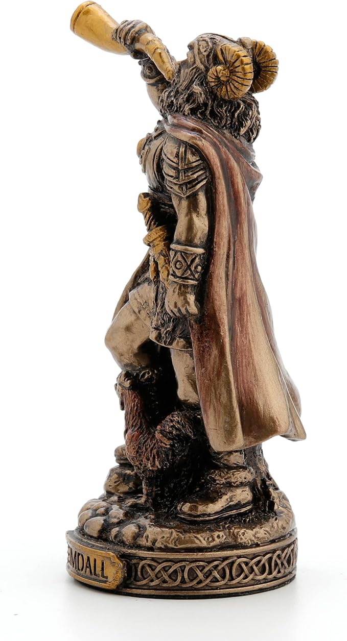 Heimdall  Painted Polystone Statue