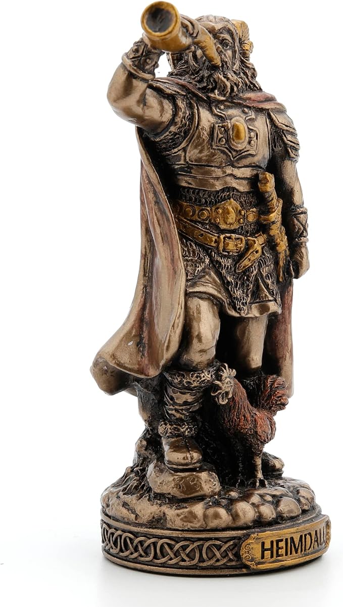 Heimdall  Painted Polystone Statue