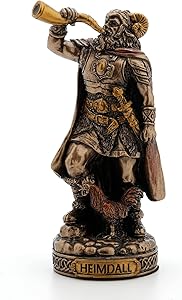 Heimdall  Painted Polystone Statue