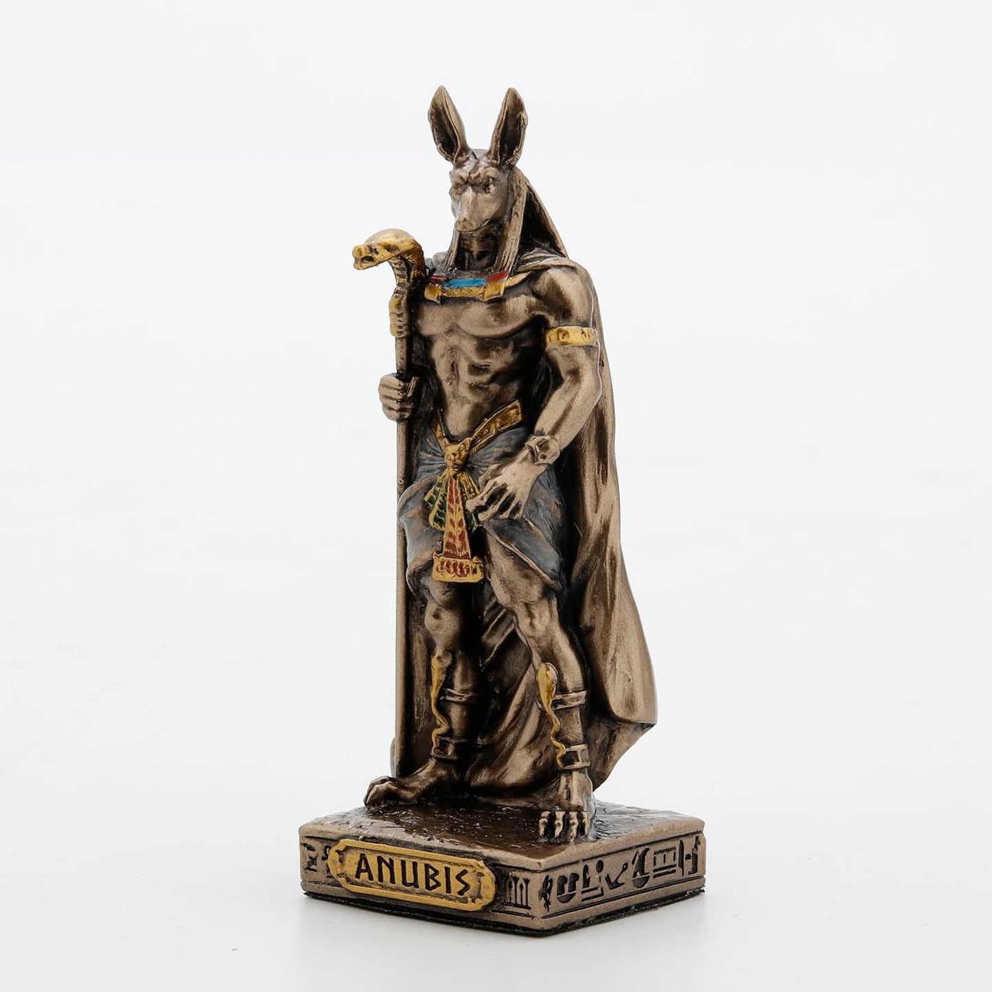 Anubis Painted Polystone Statue