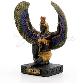 Isis Painted Polystone Statue