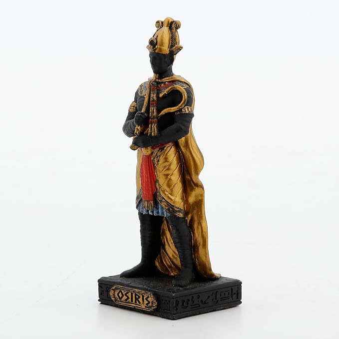 Osiris Painted Polystone Statue