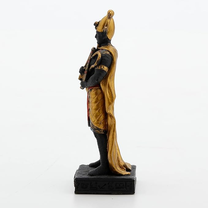 Osiris Painted Polystone Statue