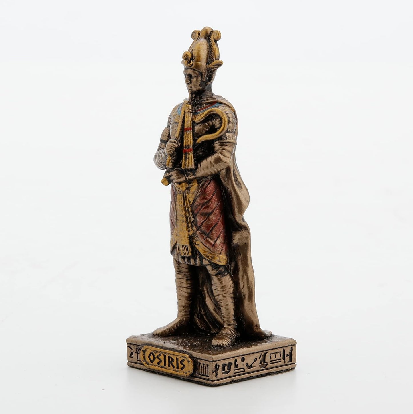 Osiris Painted Polystone Statue