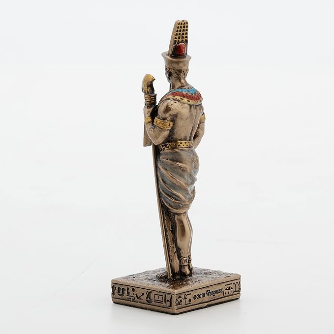 Amun Painted Polystone Statue