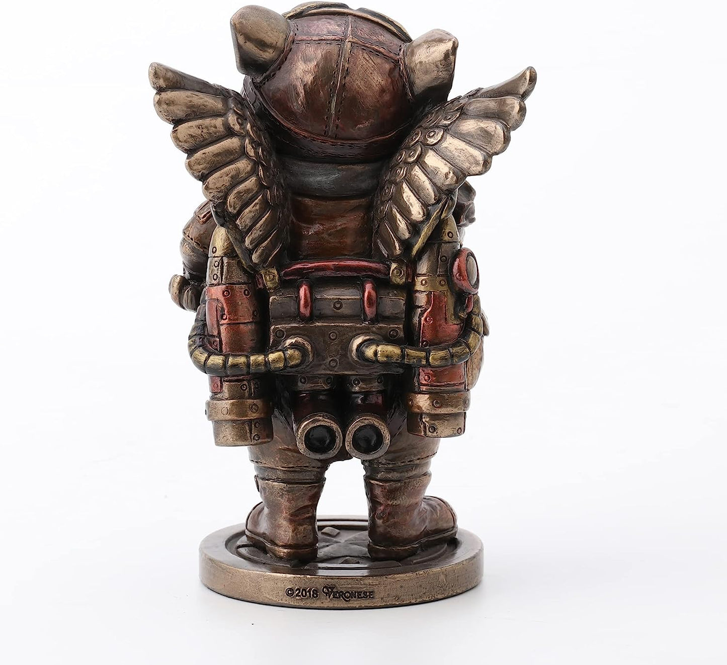 Steampunk Aviator Flying Piggy Figurine