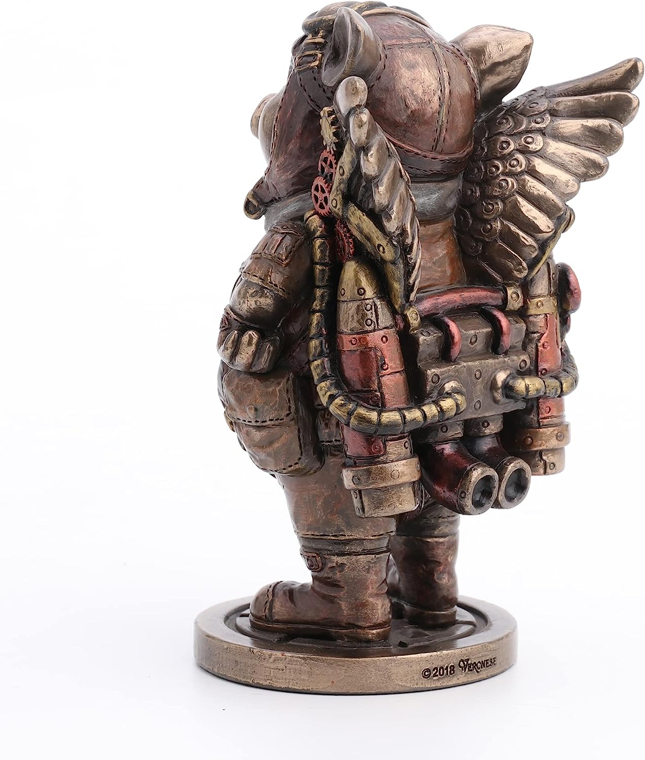 Steampunk Aviator Flying Piggy Figurine