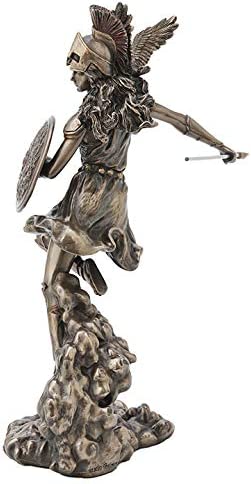 Greek Goddess Athena Holding Spear And Shield