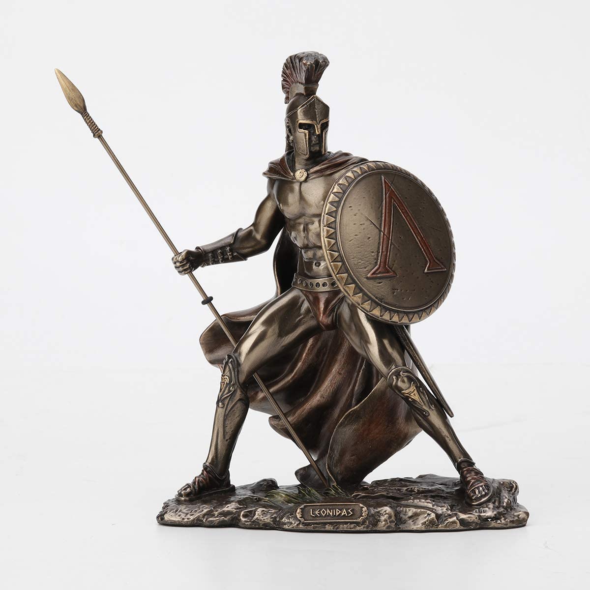 Spartan King Leonidas Holding Spear And Shield