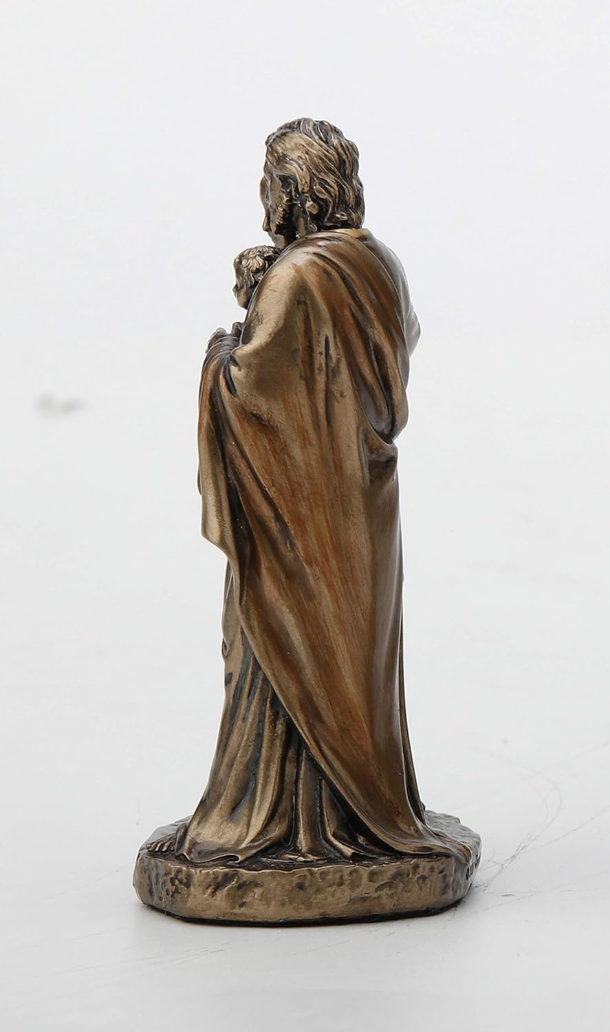 Holy Family Painted Polystone Statue