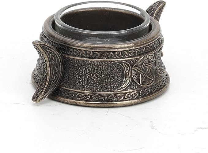 Triple Goddess Sigil Tealight Candle Holder