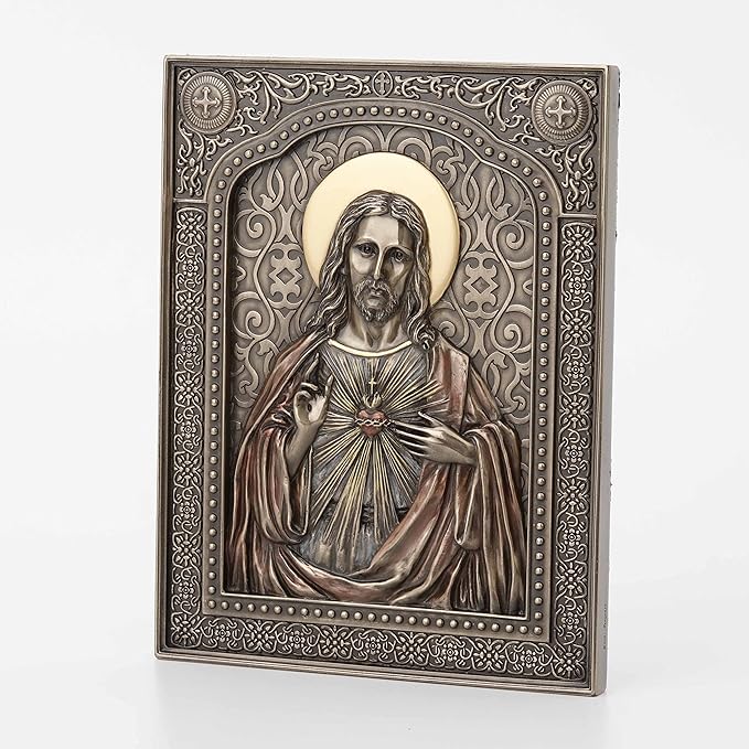 The Sacred Heart Of Jesus Wall Plaque