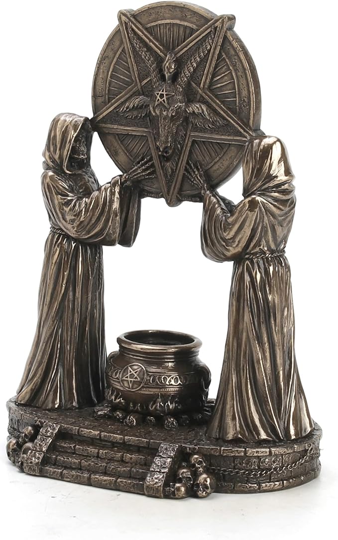 Sigil Of Baphomet Occult Altar Backflow Incense Burner