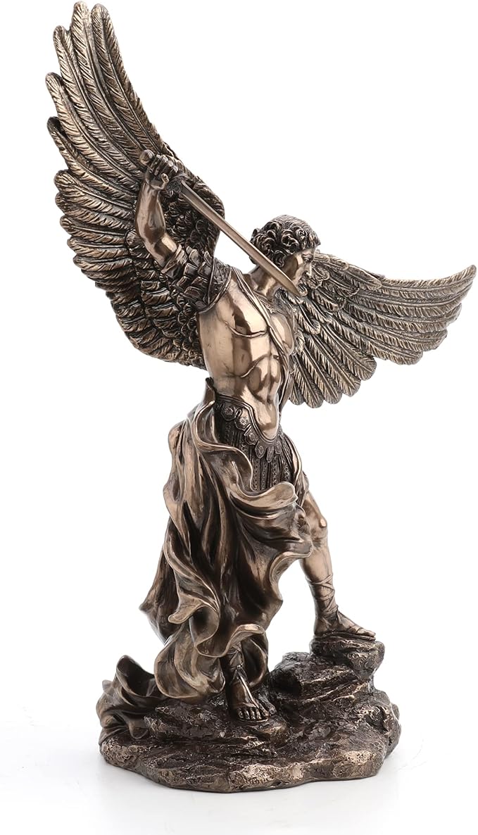 Archangel Saint Michael Standing On Rock