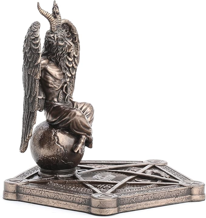 Baphomet Incense Stick Burner Pentagram Base