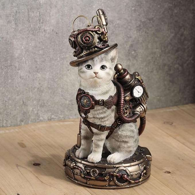 Steampunk Chaotic Netural Cat