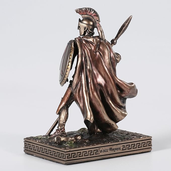 Leonidas Painted Polystone Statue