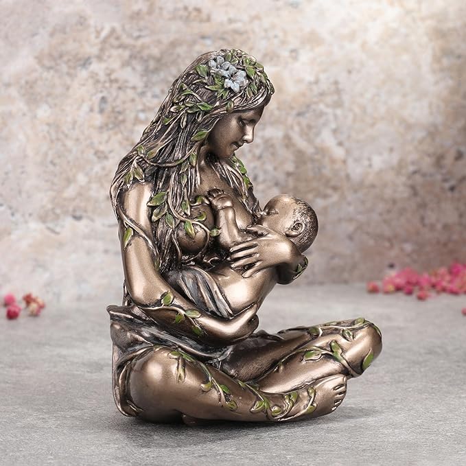 Mother Earth Gaia Nuturing Baby Cradle Position