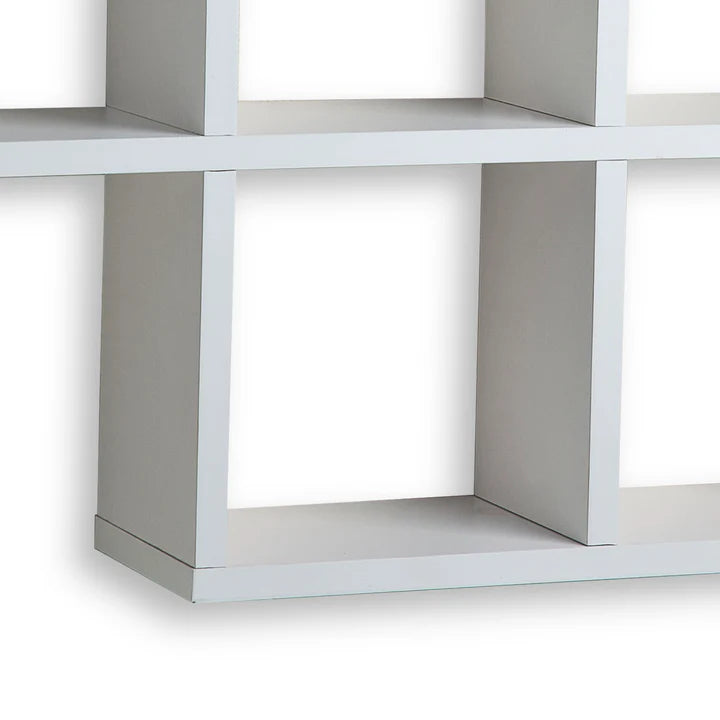 Danya B. Cubby Laminated White Veneer Shelving Unit