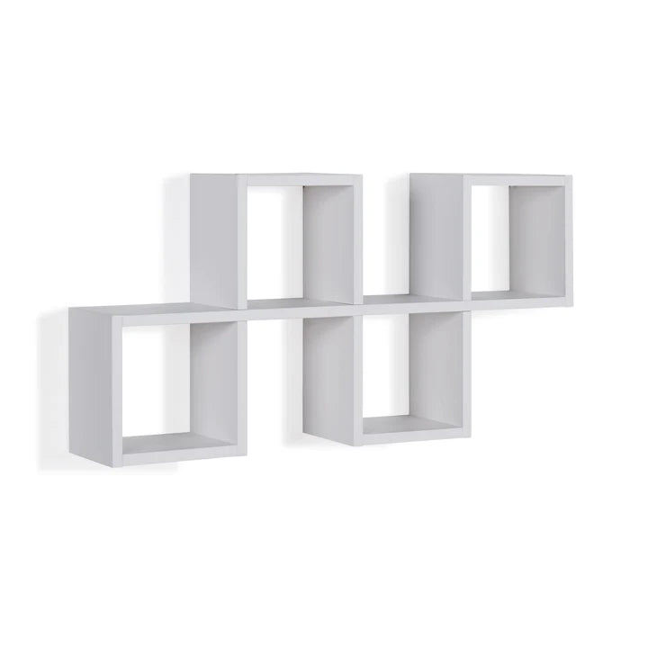 Cubby Chessboard Wall Shelf – White