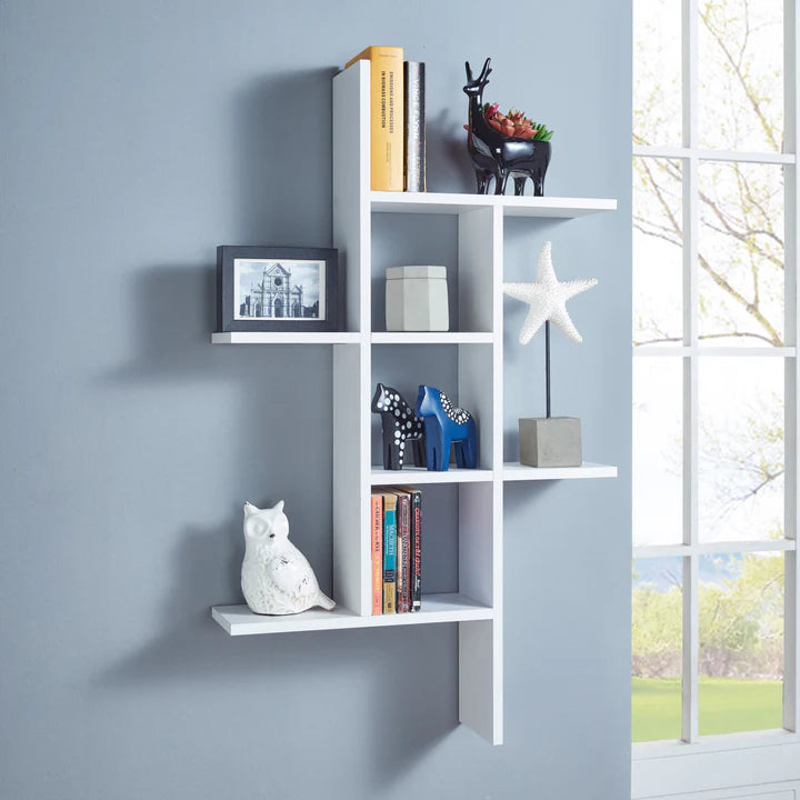 Cantilever Wall Shelf - White