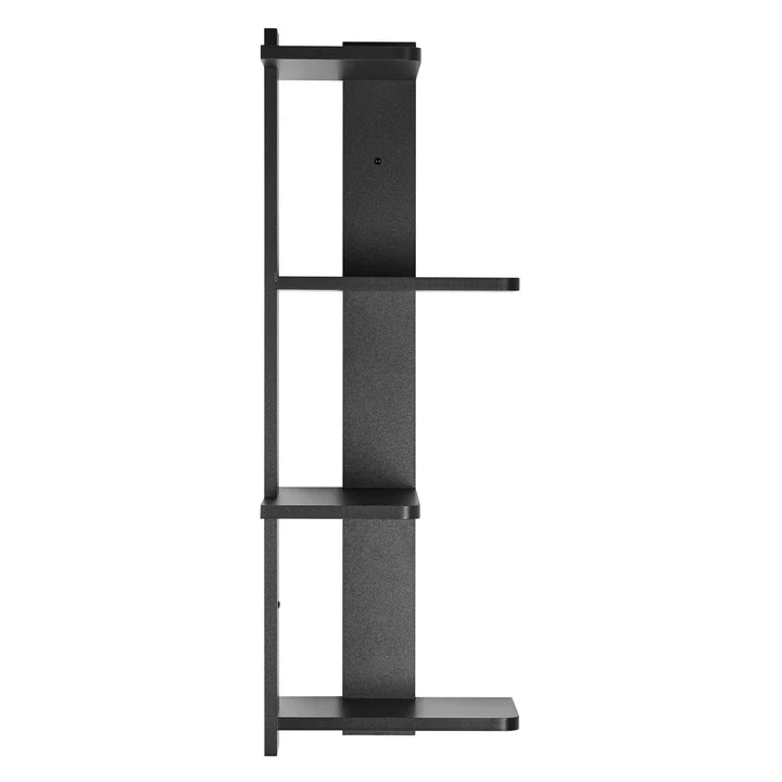 Alvar Corner 4-Tier Floating Ledge Column Wall Shelf