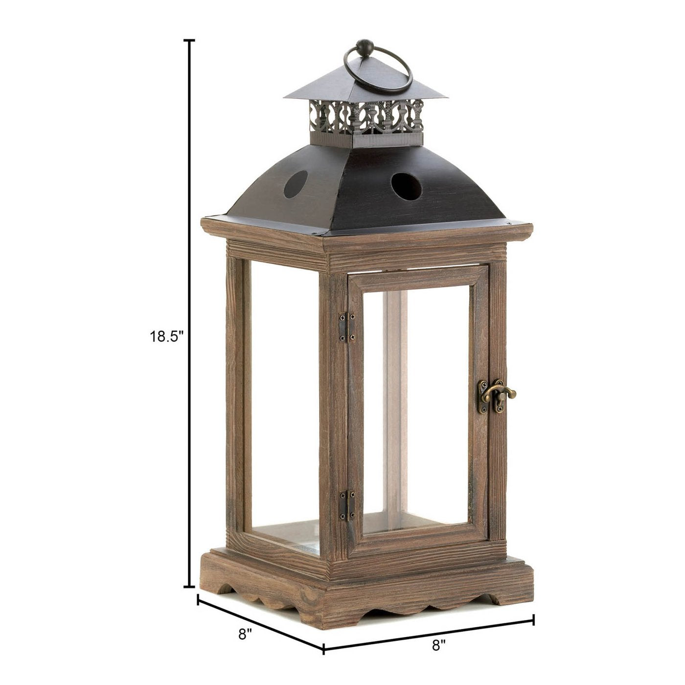 Large Monticello Candle Lantern