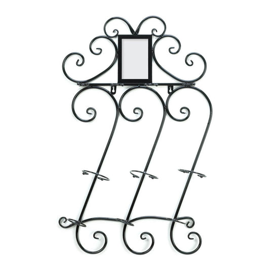 Scrollwork Wall Wine Rack