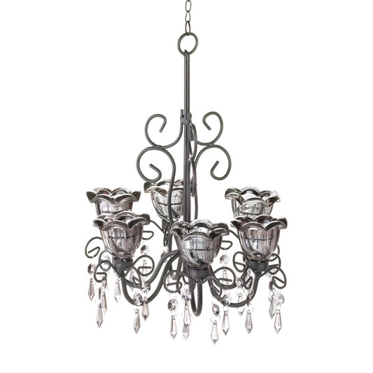 Midnight Blooms Chandelier