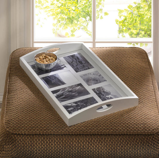 White Photo Frame Tray