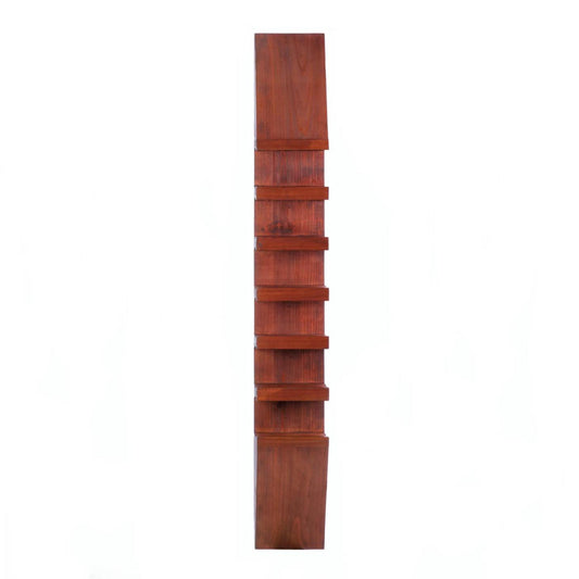 Sleek Wooden Wine Wall Rack