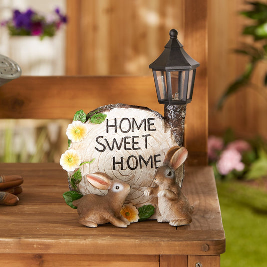 Solar Home Sweet Home Bunnies