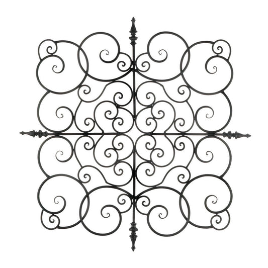 Square Fleur-De-Lis Wall Plaque