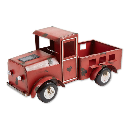 Red Truck Solar Light Planter