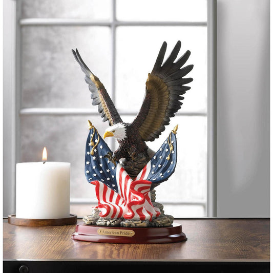 Patriotic Eagle Statue